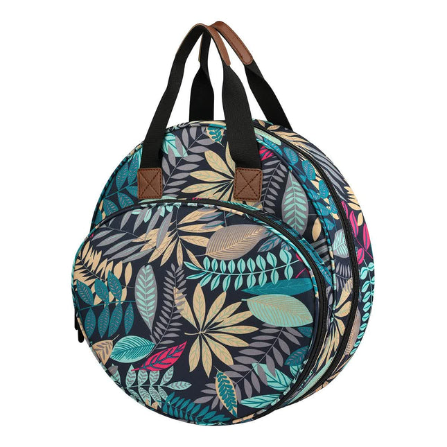 Leaves Multi-Pocket Embroidery Storage Bag