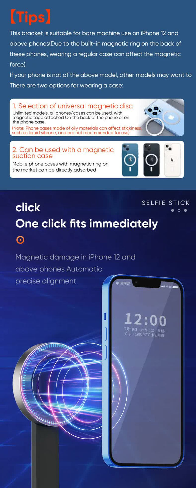 White Multifunctional Foldable Selfie Stick with Tripod Stand & Bluetooth Remote – product detail
