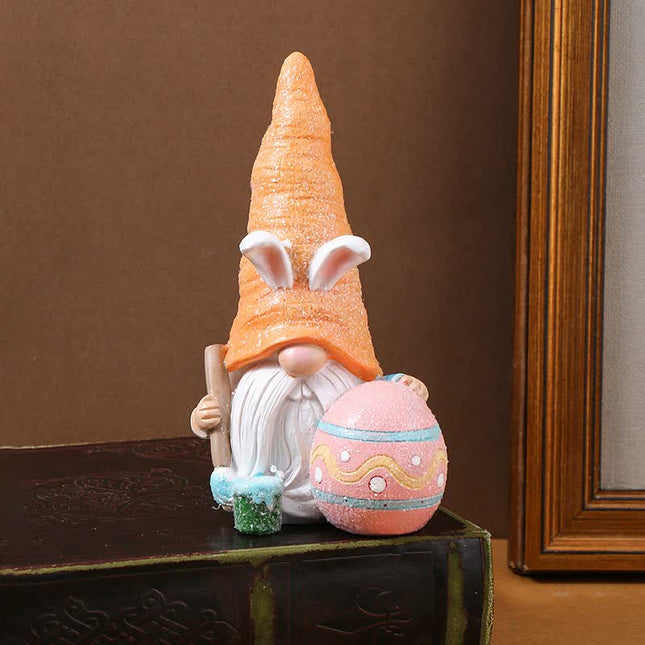 Easter Egg Easter Bunny Gnome Figurines