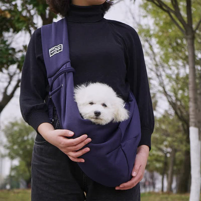 Nevy Blue Pet Sling Carrier Bag