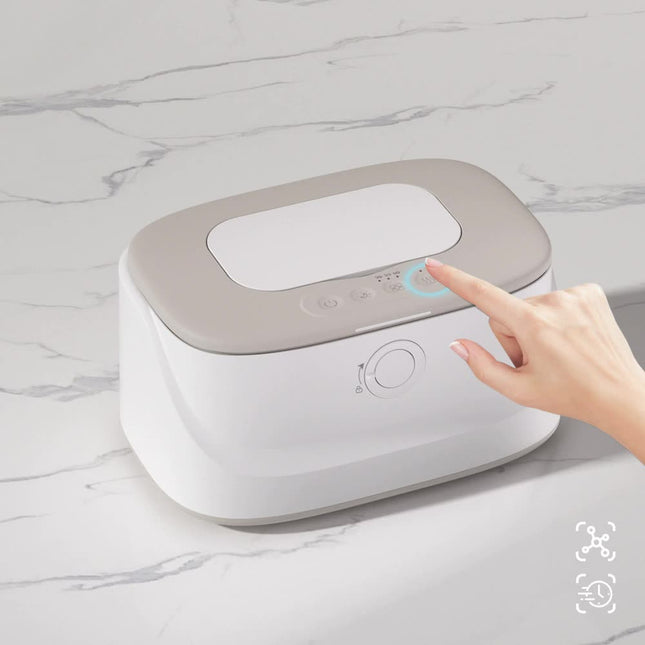 Grey USB-Powered Baby Wet Wipes Warmer