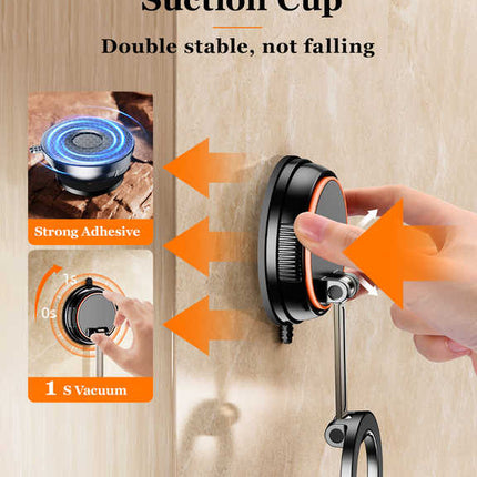 360 Degree Rotating Magnetic Phone Holder - Strong Suction and Stable Design