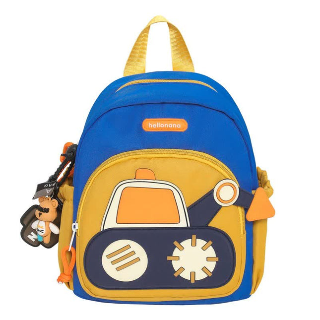 Blue-yellow Kids' Cartoon Backpack