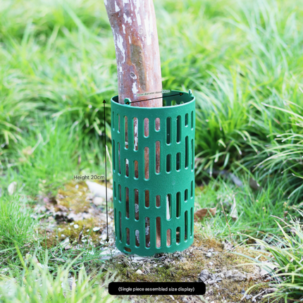 Grey Tree Guard Protector Roll (6 pieces/set) - Durable Plastic Garden Barrier for Plant Protection