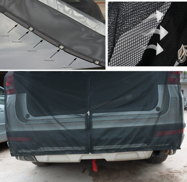XL Magnetic Car Tailgate Mosquito Net – product detail