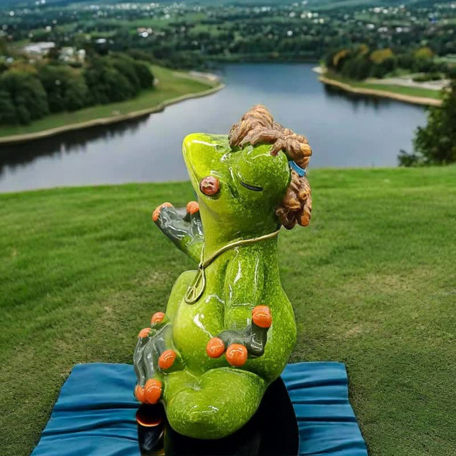 Zen Frog Meditation Figurine – product detail
