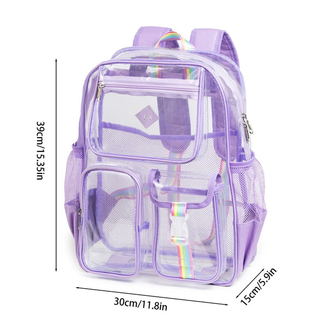 Black Clear Transparent Backpack – product detail