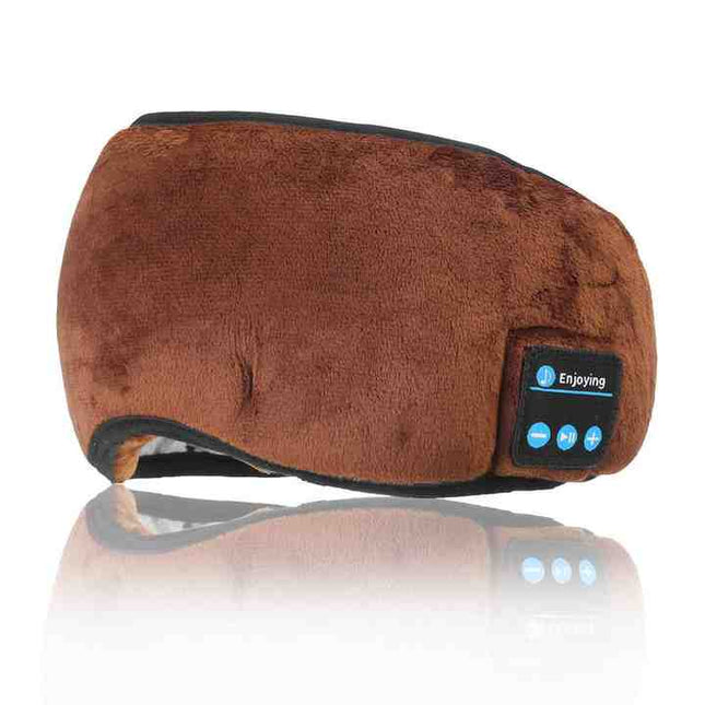 Brown Bluetooth 5.0 Wireless Sleep Eye Mask