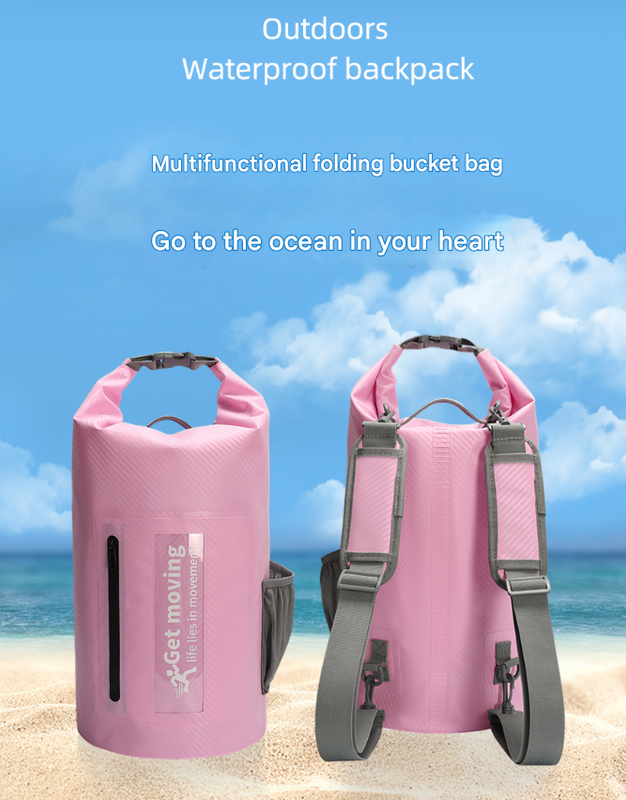 Black 10L Multifunctional Waterproof Dry Bag Backpack – product detail