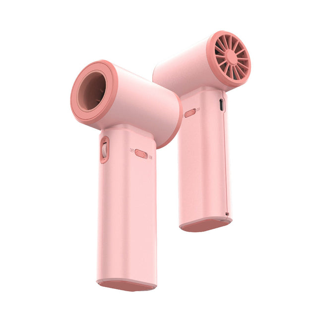 Pink Portable 2-in-1 Mini Handheld Fan and Hair Dryer V888-ELOSUNG16461