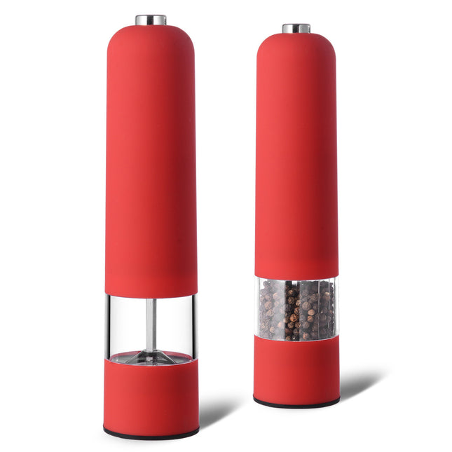 Red Elegant Red Electric Salt and Pepper Grinder