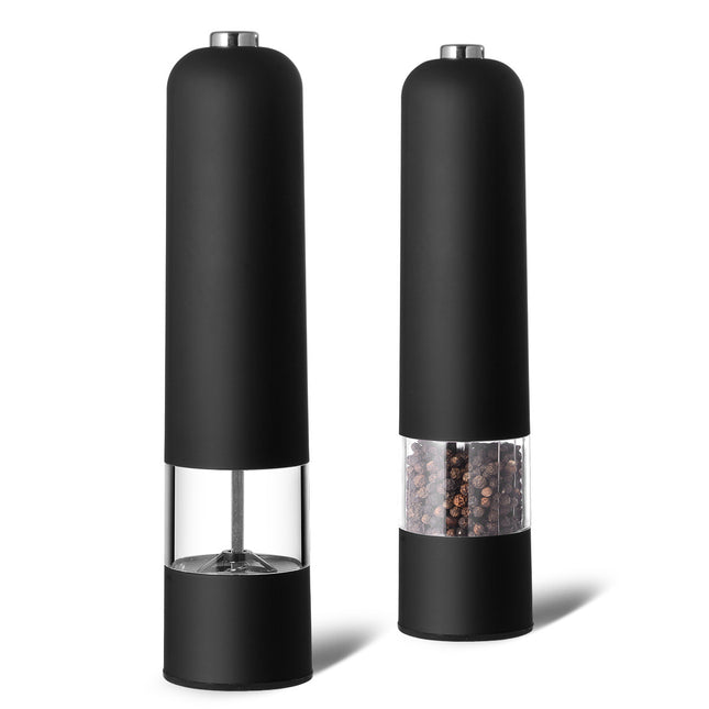 Black Elegant Electric Salt and Pepper Grinder
