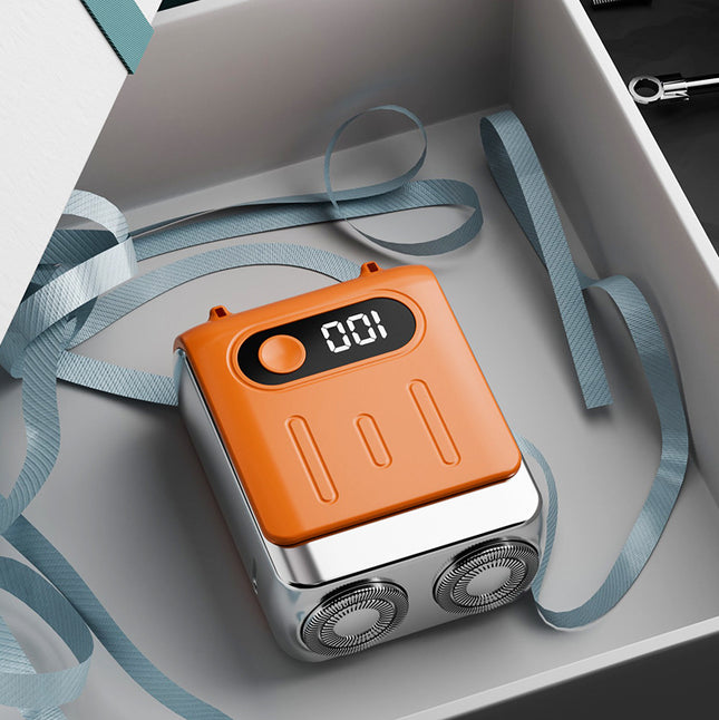 Orange Electric Shaver