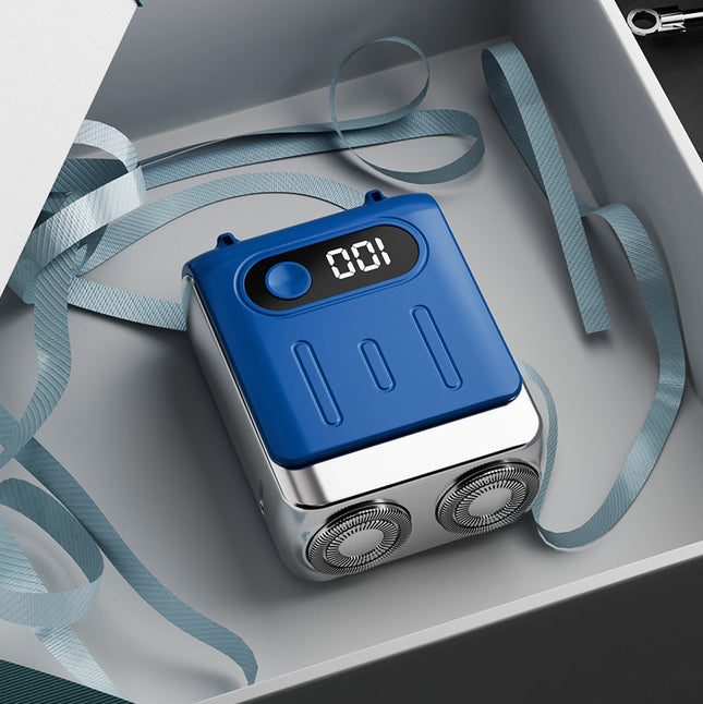 Blue Electric Shaver