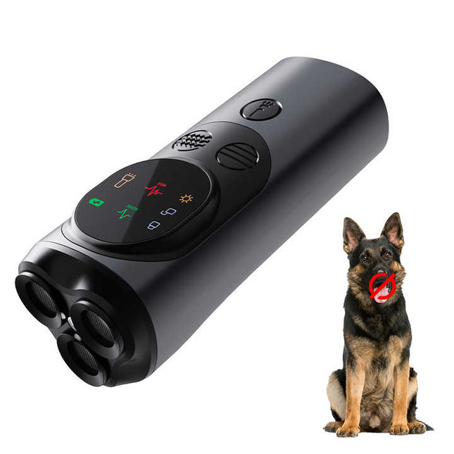 Ultrasonic Dog Repeller High-Power Flash Mode Effective Outdoor Use for Controlling Aggressive Dogs