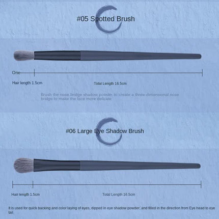 Gray 12-Piece Professional Makeup Brush Set with Cosmetic Bag - Premium Synthetic Fiber, Wooden Handle, Aluminum Tube