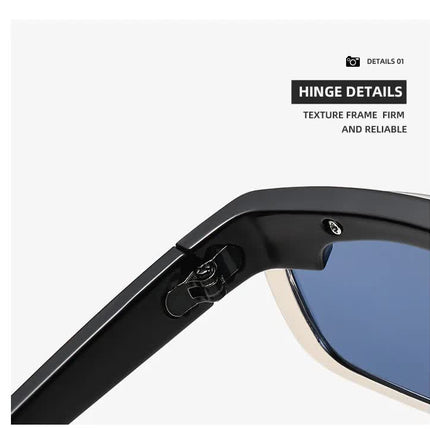 Brown Lenses With Brown Edges Trendy Curved Sunglasses - Cat Eye Design UV Protection Stylish Glare-Blocking Shades