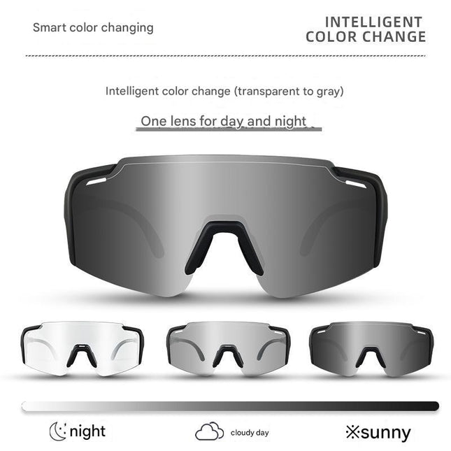 Transparent Color Change Lens Lightweight Photochromic Cycling