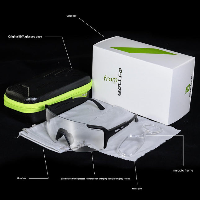 Transparent Color Change Lens Lightweight Photochromic Cycling