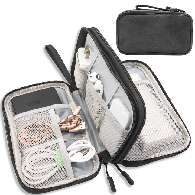 Black Portable Digital Organizer Bag