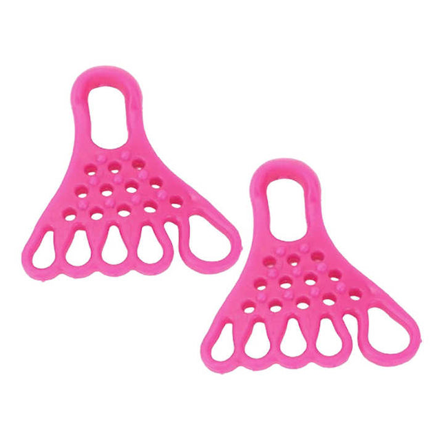 2 Pairs Pink Toe Separator and Foot Stretching Band - Arch Support