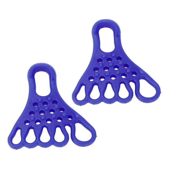 2 Pairs Blue Toe Separator and Foot Stretching Band - Arch Support