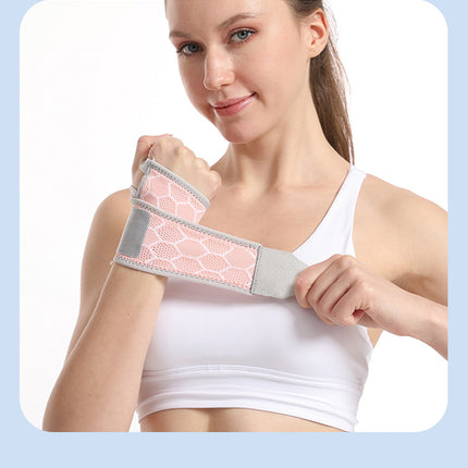 2 Pairs Black Breathable Sports Wrist Support Wrap - Fitness Gym Wristband for Badminton & Injury Prevention