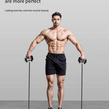 Black Multi-Function Push-Up Board 3-Piece Set with Upgraded Handles, Non-Slip Mat, and Hand Grip for Home Gym and Fitness Training