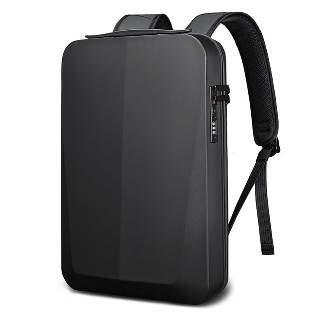 Black Premium Hard Shell Business Backpack with TSA Lock and USB