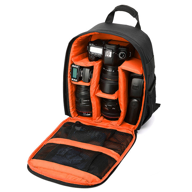 Orange Lining Water-Resistant DSLR Camera Backpack with Tripod Holder Lightweight and V888-ELOSUNG17232