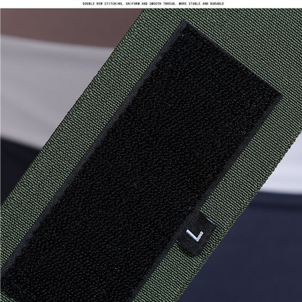 1 Pair Dark Green Heavy-Duty Gym Wrist Wraps for Weightlifting, Powerlifting, and Injury Prevention