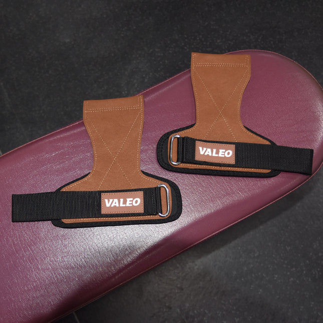 1 Pair Brown Durable Gym Palm Guard (Ups and Deadlifts)
