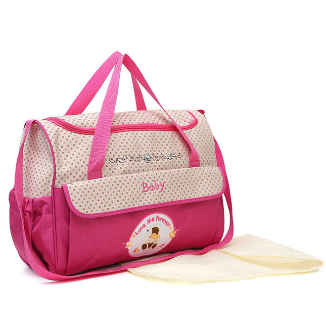 Large Pink Fashionable Large-Capacity Cartoon Bear Shoulder Crossbody