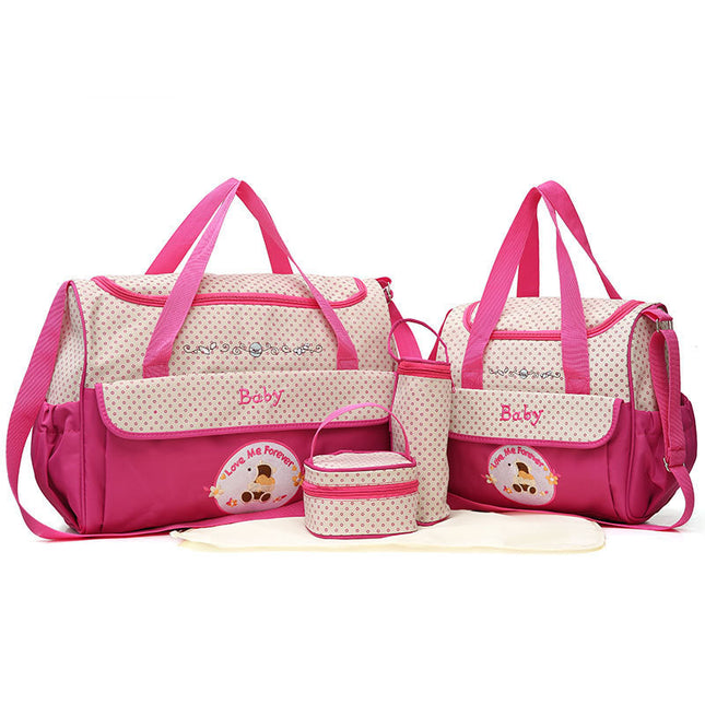 Pink 5-Piece Mommy Bag Set