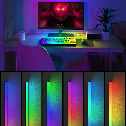 1 Piece RGB LED Gaming Light Bar - Dual Color Temperature & Adjustable RGB Effects, USB-Powered Backlight for Monitors, Remote & Button Control, 30cm Lightweight Design