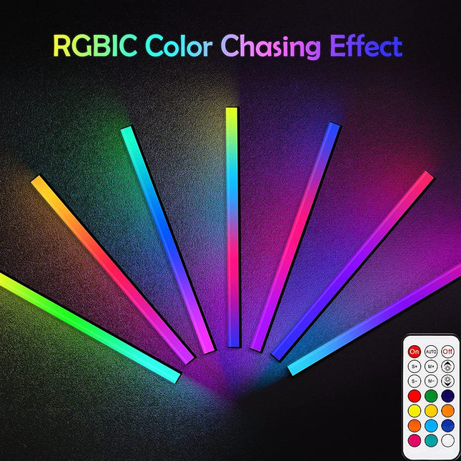 2 Pcs RGB LED Gaming Light V888-ELOSUNG17332