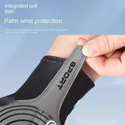 Size XL Black Breathable Half-Finger Cycling Gloves - Anti-Slip, Shockproof, and Durable for Men & Women