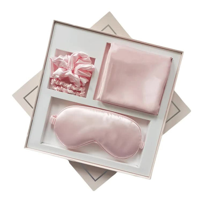Pink Luxury Faux Silk Sleep Gift Set