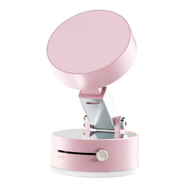 Pink Magnetic Phone Mount for Cars and Home 360 Degree Rotating Magnetic Stand with PC Mirror Sticker – product detail