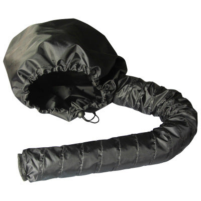 2 Pcs Black Portable Hair Dryer Bonnet Cap