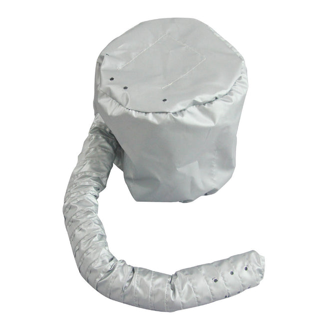 2 Pcs Silver Portable Hair Dryer Bonnet Cap