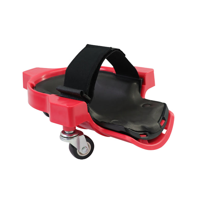 1 Pair Set Red Multi-Function Knee Pads with Swivel Wheels for Comfortable Knee Protection Ideal for