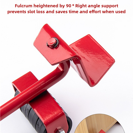 2 Pcs Red Heavy Duty Furniture Moving System, Sliding Dolly Tools for Easy Transport of Appliances, Furniture, and Heavy Objects