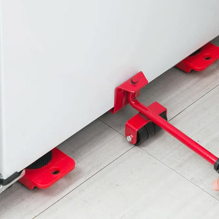 2 Pcs Red Heavy Duty Furniture Moving System, Sliding Dolly Tools for Easy Transport of Appliances, Furniture, and Heavy Objects