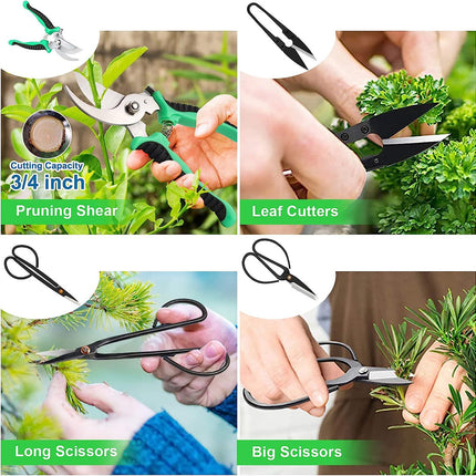 24-Piece Bonsai Tree Tool Kit for Gardening Starters Complete Bonsai Care Set with Organizer Bag – product detail