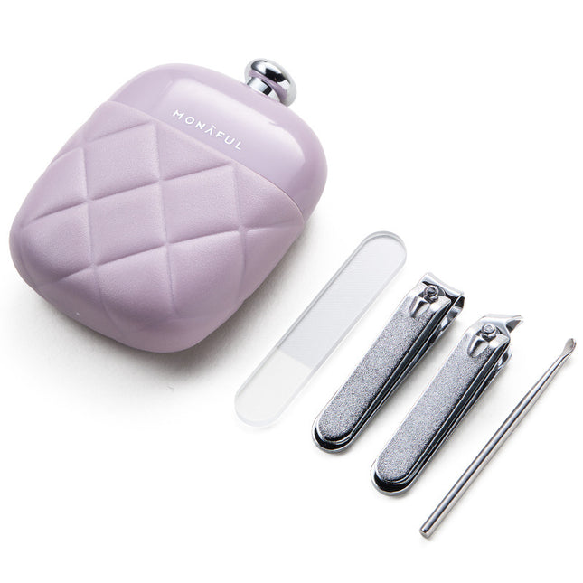 2 Pcs Apricot Portable Nail Care Kit – product detail