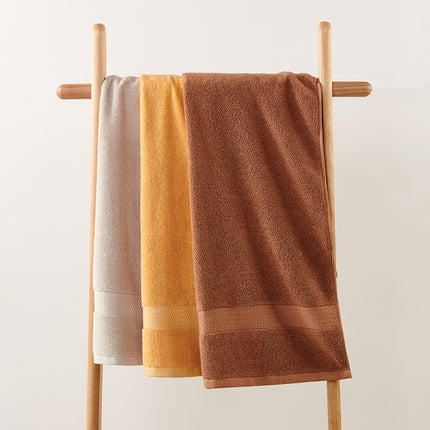 Red Premium Thick Cotton Bath Towel for Adults - Soft and Absorbent Bathroom Towel