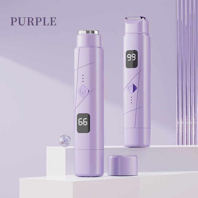 Purple Double-Headed Hair Removal Trimmer