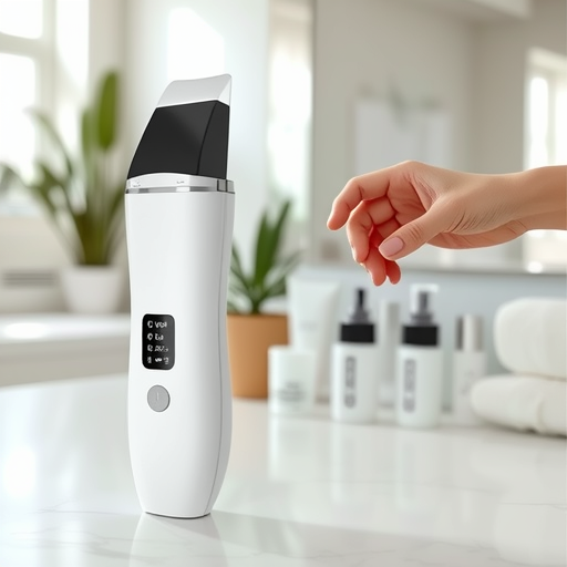 White Ultrasonic Skin Scrubber – product detail
