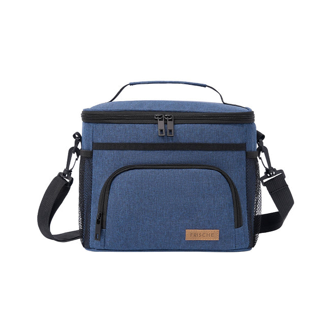 Blue Insulated Lunch Bag Cooler Tote
